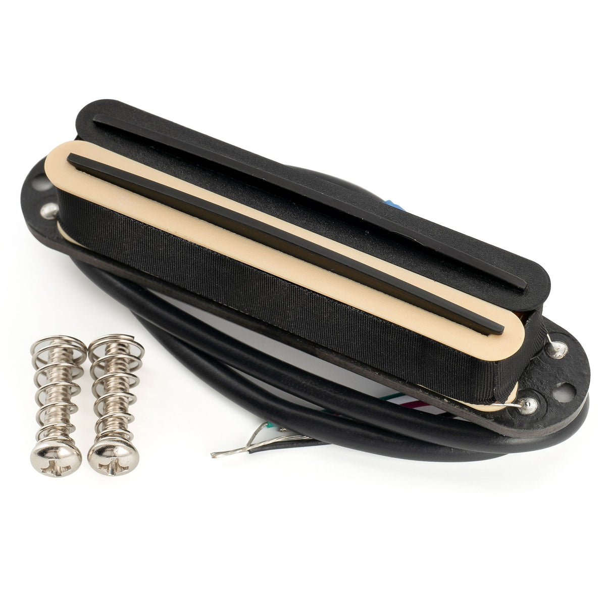 Musiclily Pro ST-DPMA Alnico 5 Rail Blade Humbucker-Tonabnehmer im Single Coil Format, 9,8K für E-Gitarre im Strat-Style