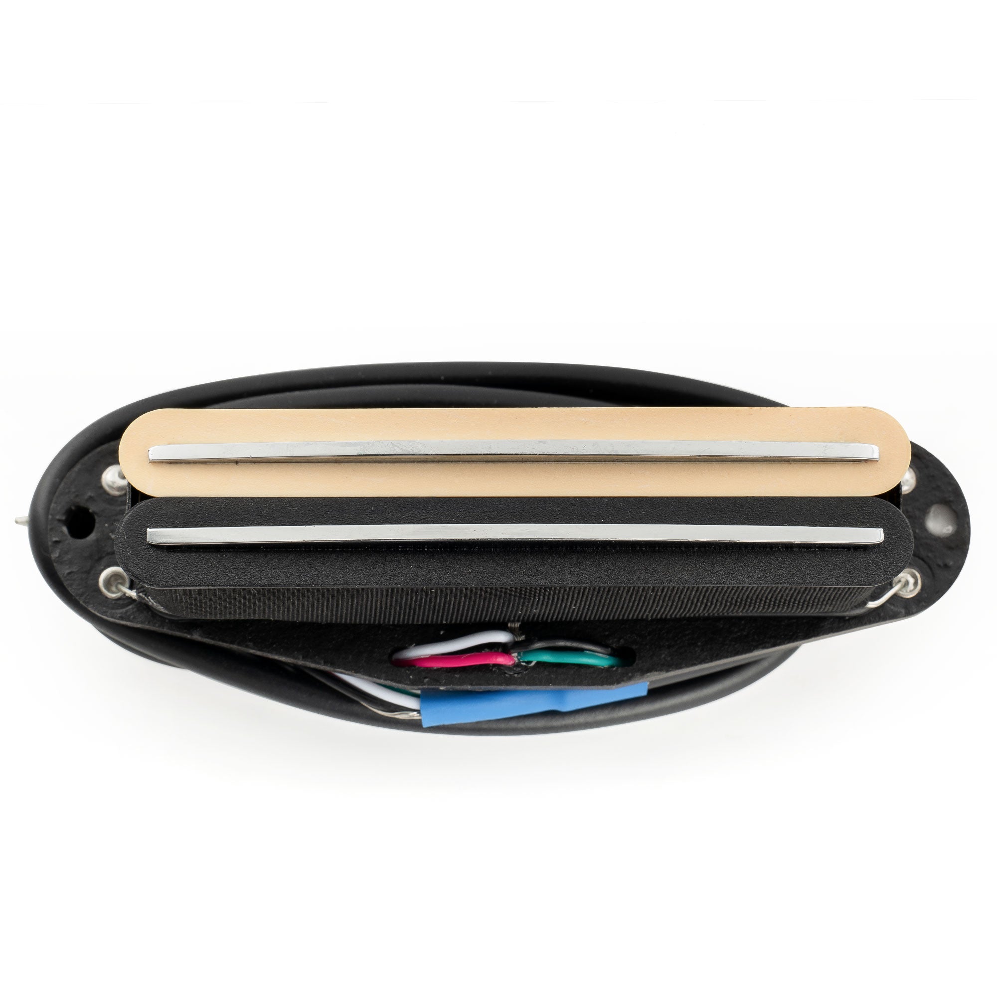 Musiclily Pro ST-DPMA Alnico 5 Rail Blade Humbucker-Tonabnehmer im Single Coil Format, 9,8K für E-Gitarre im Strat-Style