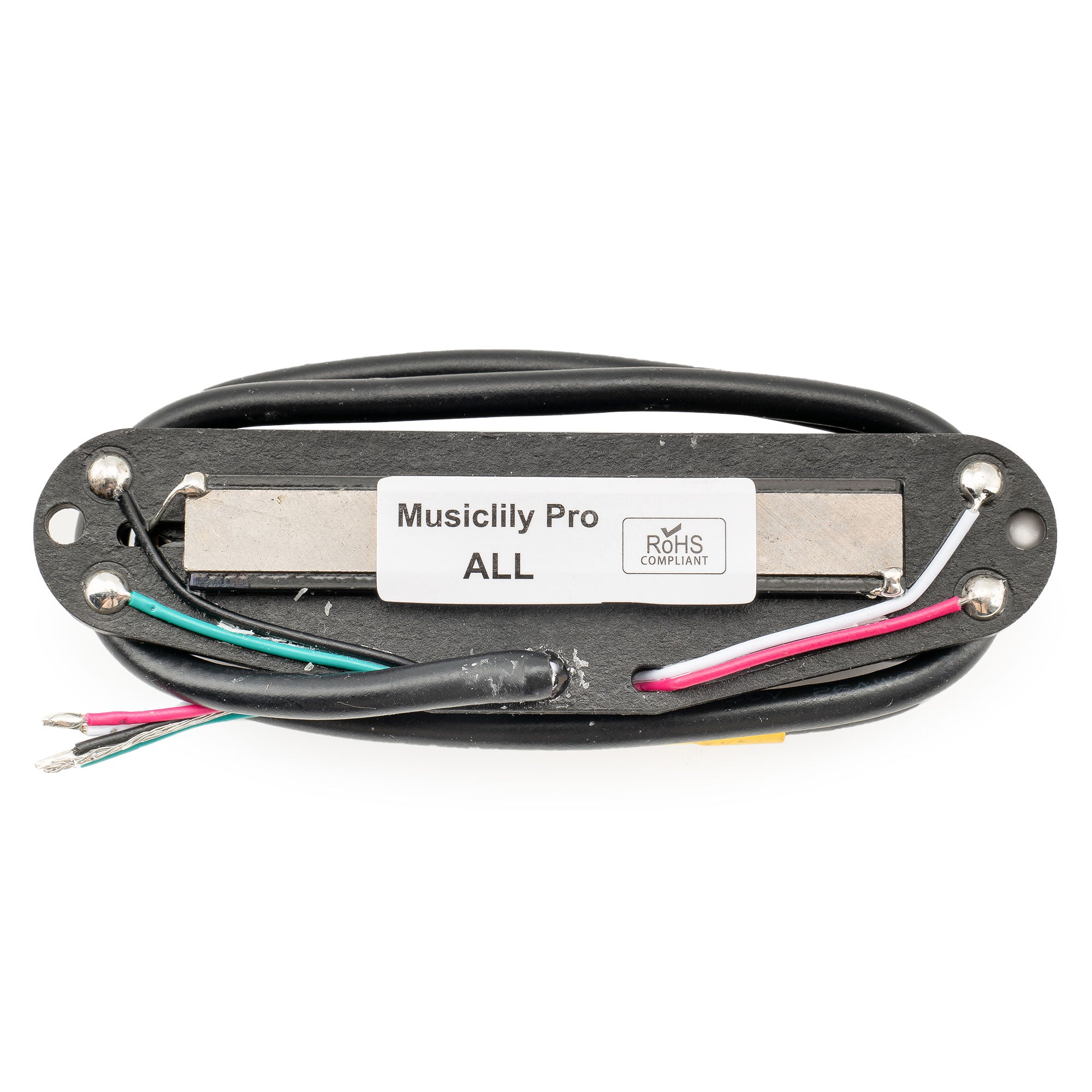 Part of musiclily pro st dpha alnico 5 rail blade single coil sized humbucker pickup 13 2k super distortion for strat style electric guitar mx3249p