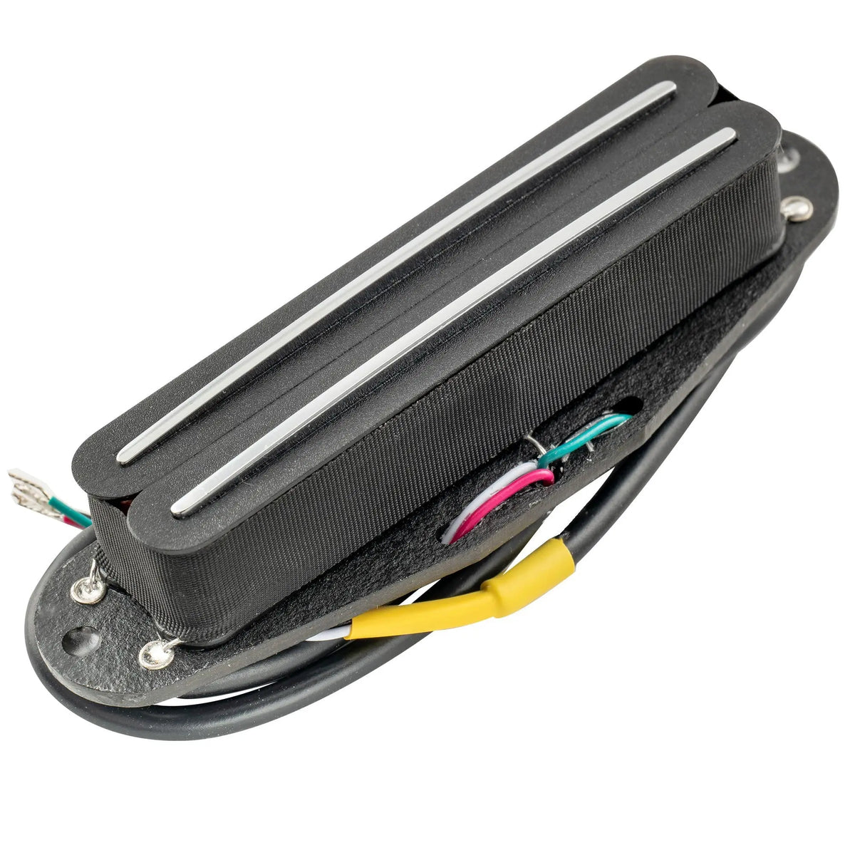 musiclily pro st dpha alnico 5 rail blade single coil sized humbucker pickup 13 2k super distortion for strat style electric guitar mx3249bk