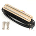 musiclily pro st dpha alnico 5 rail blade single coil sized humbucker pickup 13 2k super distortion for strat style electric guitar mx3249p, white
