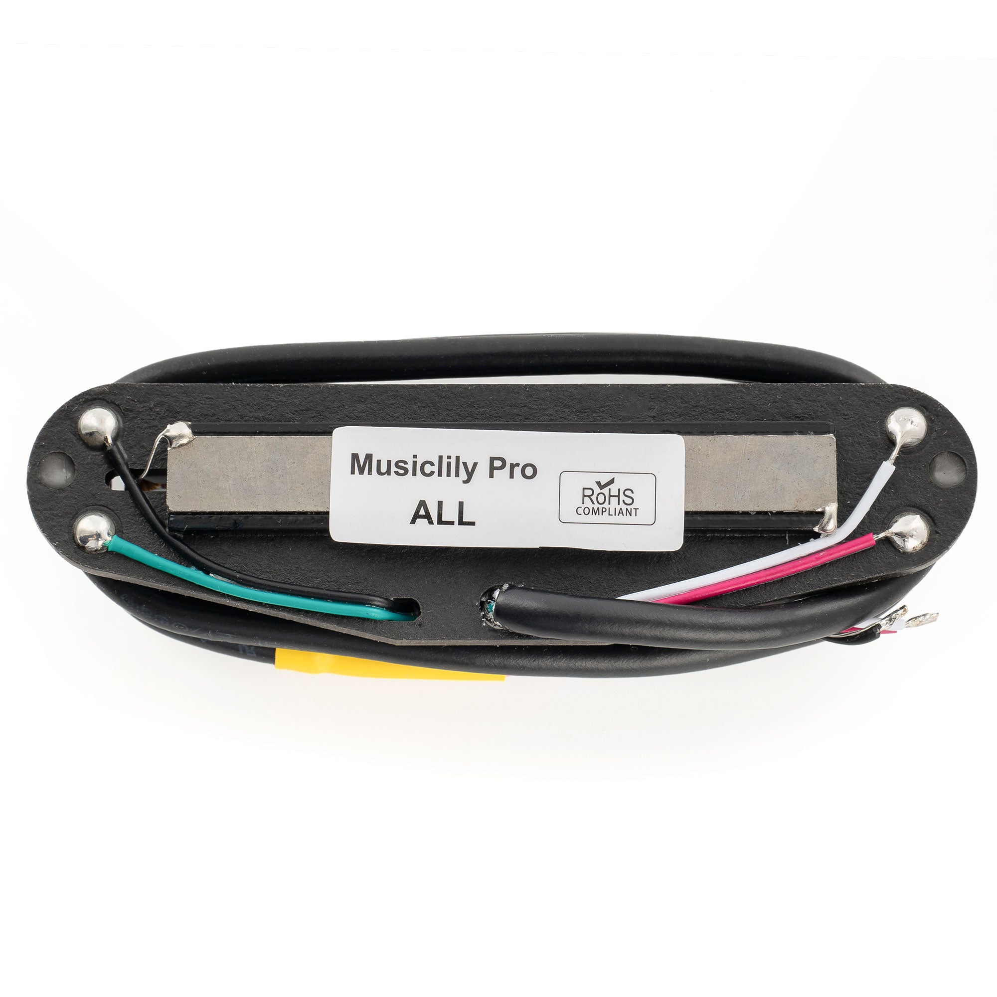 Musiclily Pro ST-DPHA Alnico 5 Rail Blade Humbucker-Tonabnehmer im Single Coil Format, 13,2K Super Distortion für E-Gitarre im Strat-Style