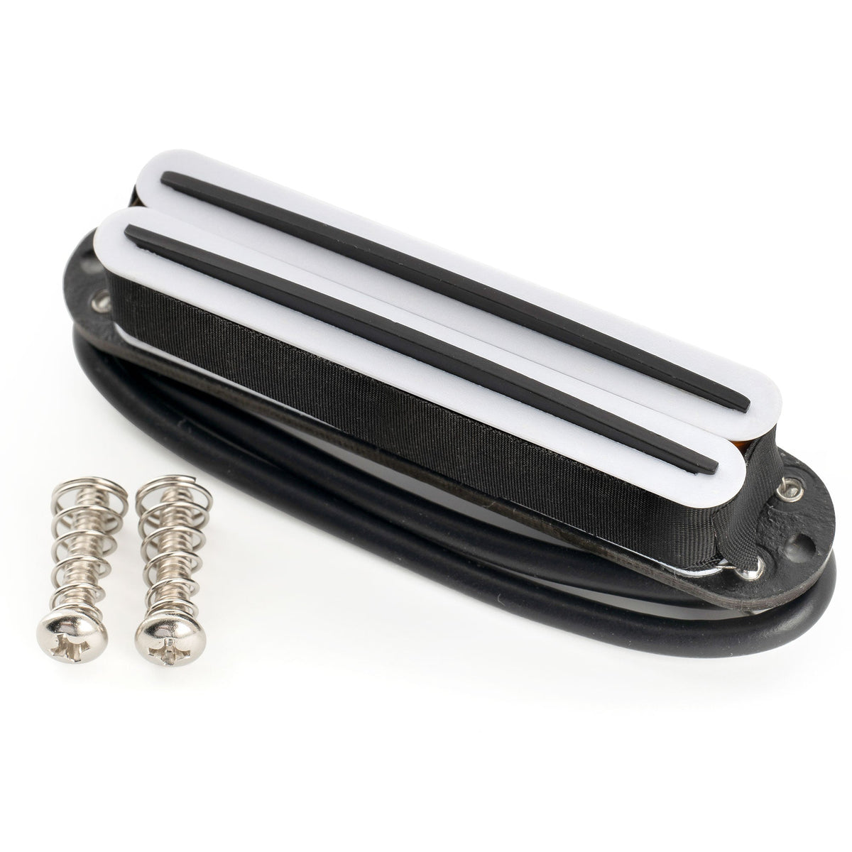 Musiclily Pro ST-DPHA Alnico 5 Rail Blade Humbucker-Tonabnehmer im Single Coil Format, 13,2K Super Distortion für E-Gitarre im Strat-Style