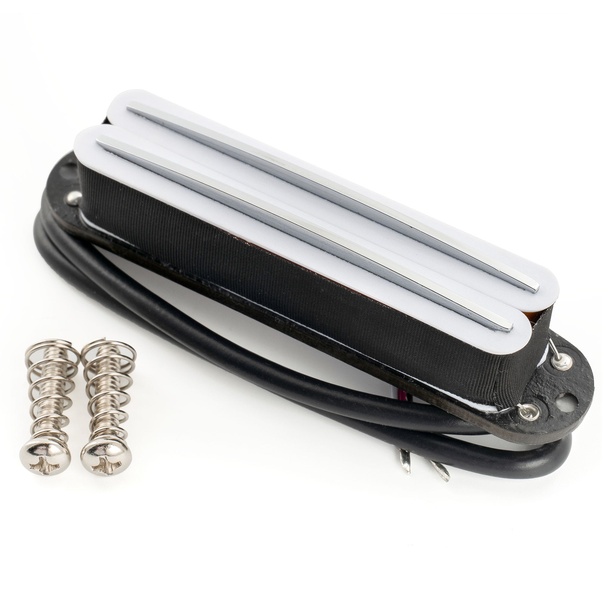 Musiclily Pro ST-DPHA Alnico 5 Rail Blade Humbucker-Tonabnehmer im Single Coil Format, 13,2K Super Distortion für E-Gitarre im Strat-Style