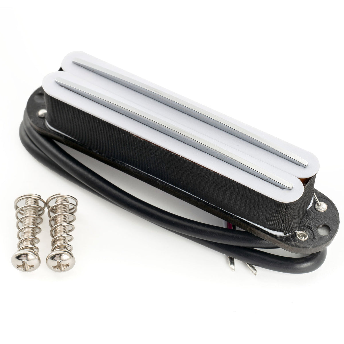 Musiclily Pro ST-DPHA Alnico 5 Rail Blade Humbucker-Tonabnehmer im Single Coil Format, 13,2K Super Distortion für E-Gitarre im Strat-Style