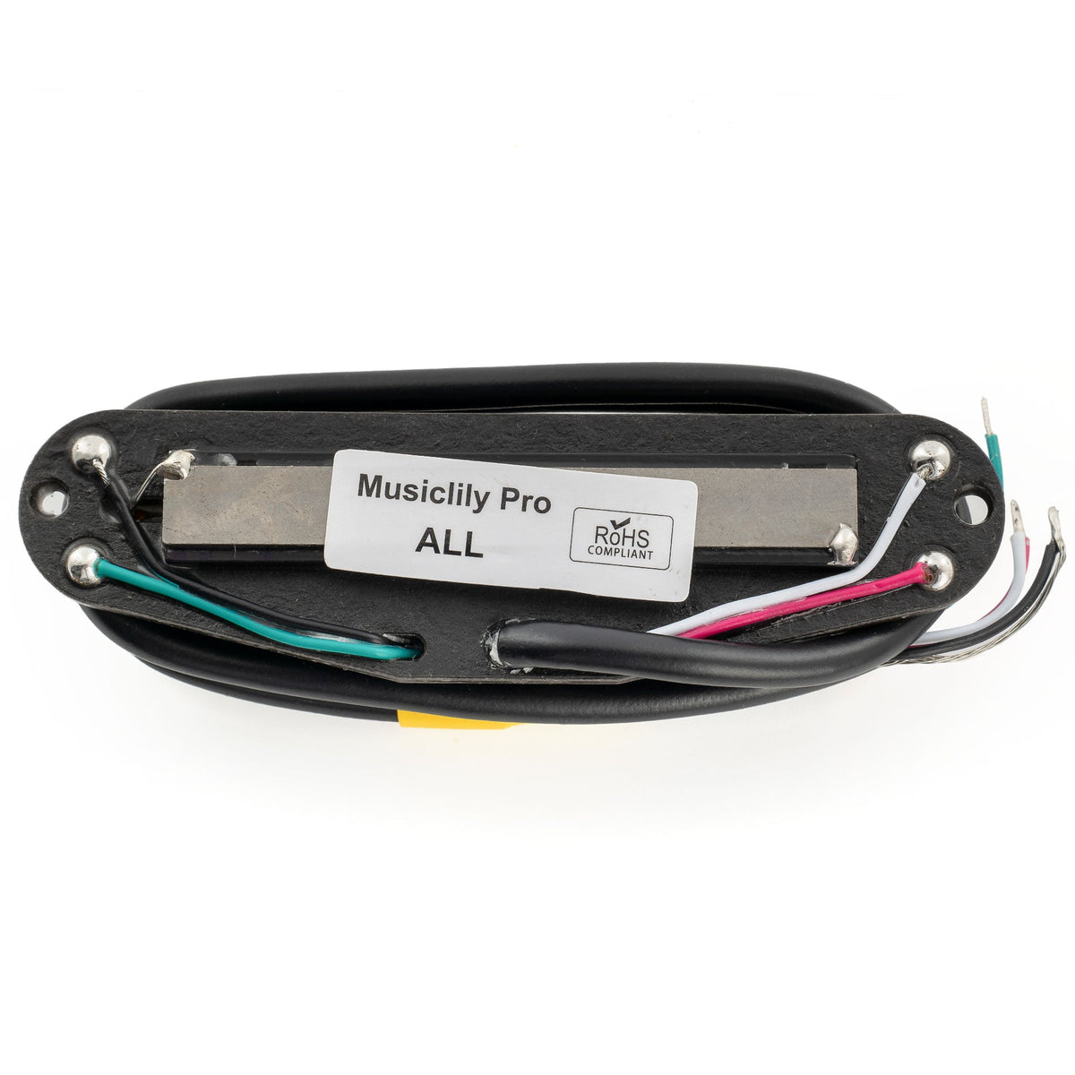 Musiclily Pro ST-DPHA Alnico 5 Rail Blade Humbucker-Tonabnehmer im Single Coil Format, 13,2K Super Distortion für E-Gitarre im Strat-Style