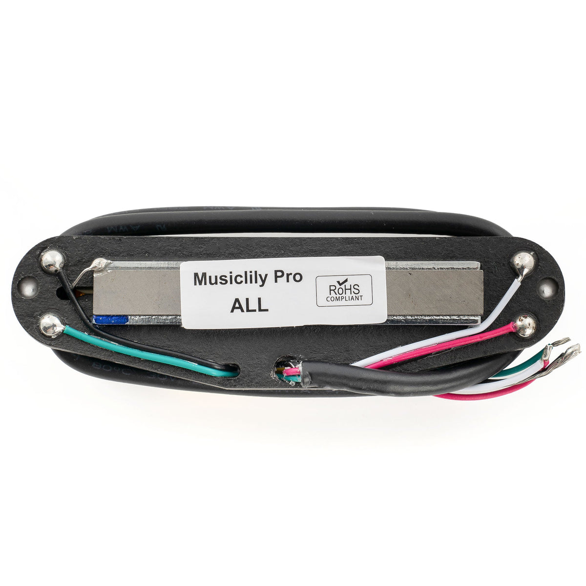 Musiclily Pro ST-DPHA Alnico 5 Rail Blade Humbucker-Tonabnehmer im Single Coil Format, 13,2K Super Distortion für E-Gitarre im Strat-Style