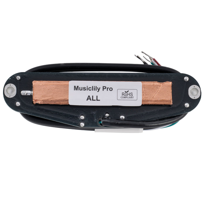 Musiclily Pro ST - DPLC Keramik - Rail - Klinge Einzellwickler - Größen - Humbucker - Tonabnehmer 6,2K für Elektrogitarren im Strat - Stil