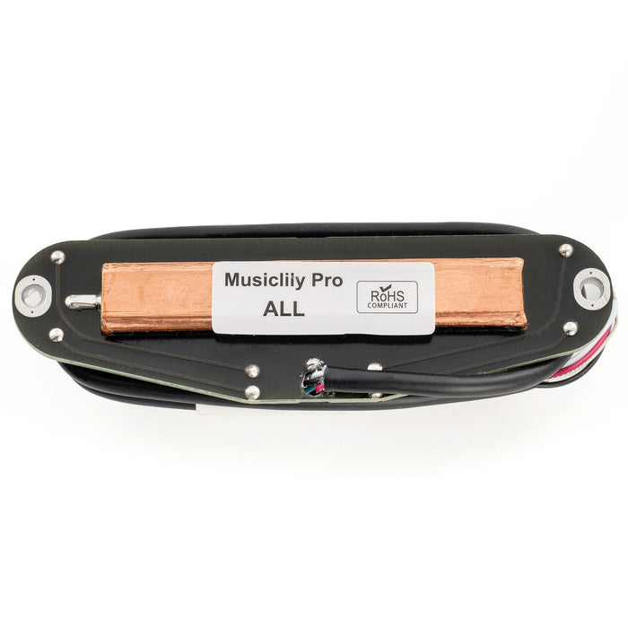 Part of musiclily pro st dplc ceramic rail blade single coil sized humbucker pickup 6 2k for strat style electric guitar mx3250p