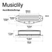 Dimensions of musiclily pro st dphc ceramic rail blade single coil sized humbucker super distortion neck middle bridge pickups set for strat style electric guitar mx3251 2mx3252p