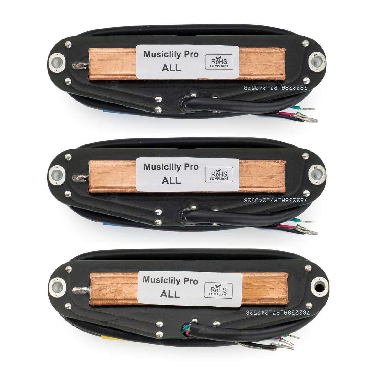 musiclily pro st dphc ceramic rail blade single coil sized humbucker super distortion neck middle bridge pickups set for strat style electric guitar mx3251 2mx3252p, Zebra