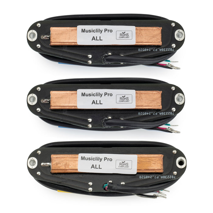 musiclily pro st dphc ceramic rail blade single coil sized humbucker super distortion neck middle bridge pickups set for strat style electric guitar mx3251 2mx3252p, Zebra