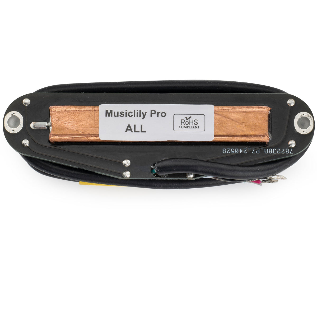 Musiclily Pro ST-DPHC Keramik Rail Blade Humbucker-Tonabnehmer im Single Coil Format, 13,2K Super Distortion für E-Gitarre im Strat-Style