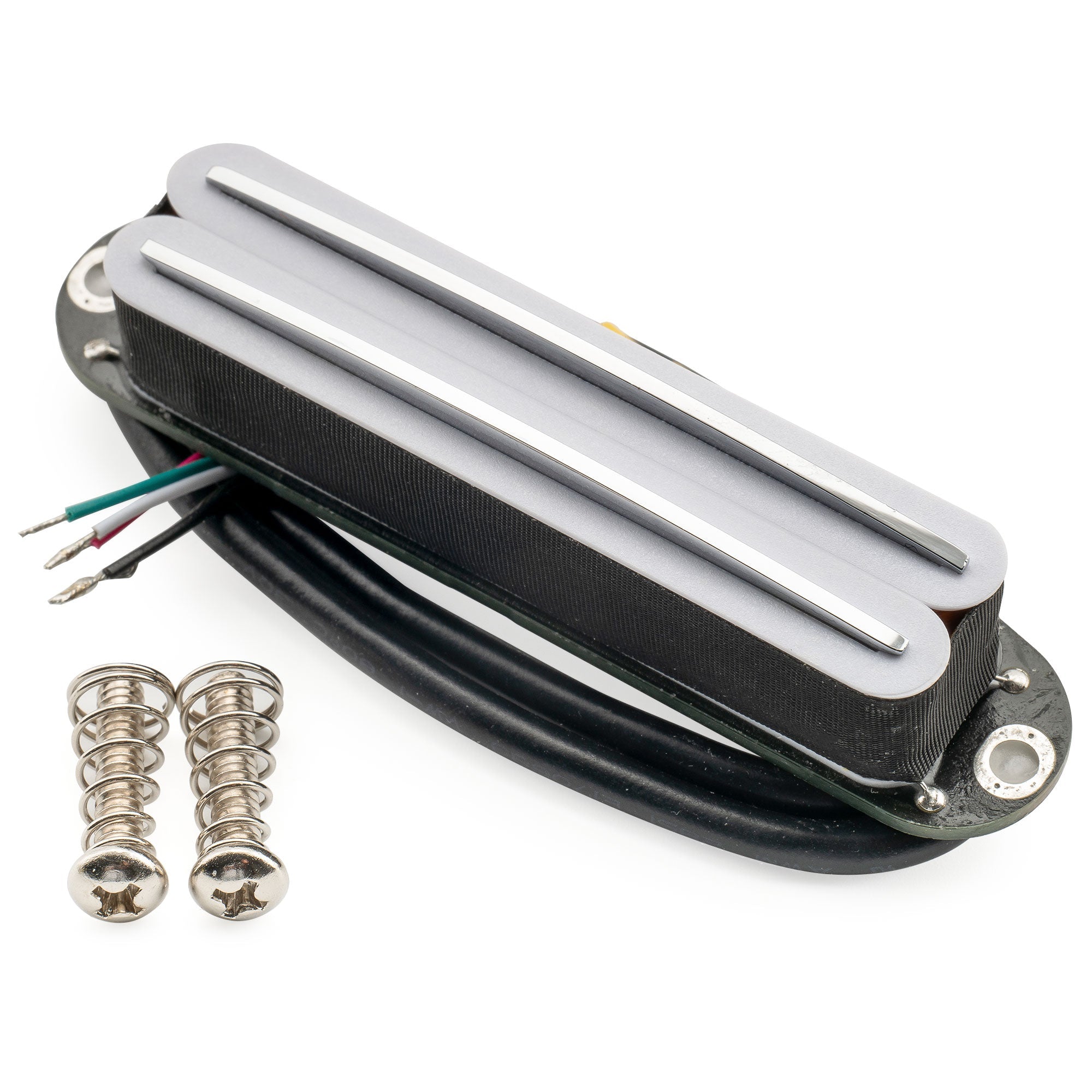 Musiclily Pro ST-DPHC Keramik Rail Blade Humbucker-Tonabnehmer im Single Coil Format, 13,2K Super Distortion für E-Gitarre im Strat-Style