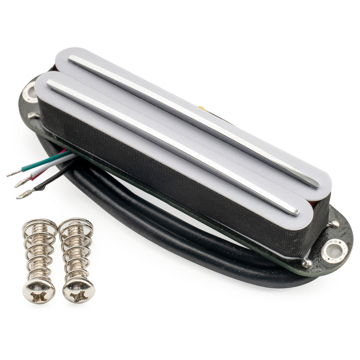 Musiclily Pro ST-DPHC Keramik Rail Blade Humbucker-Tonabnehmer im Single Coil Format, 13,2K Super Distortion für E-Gitarre im Strat-Style