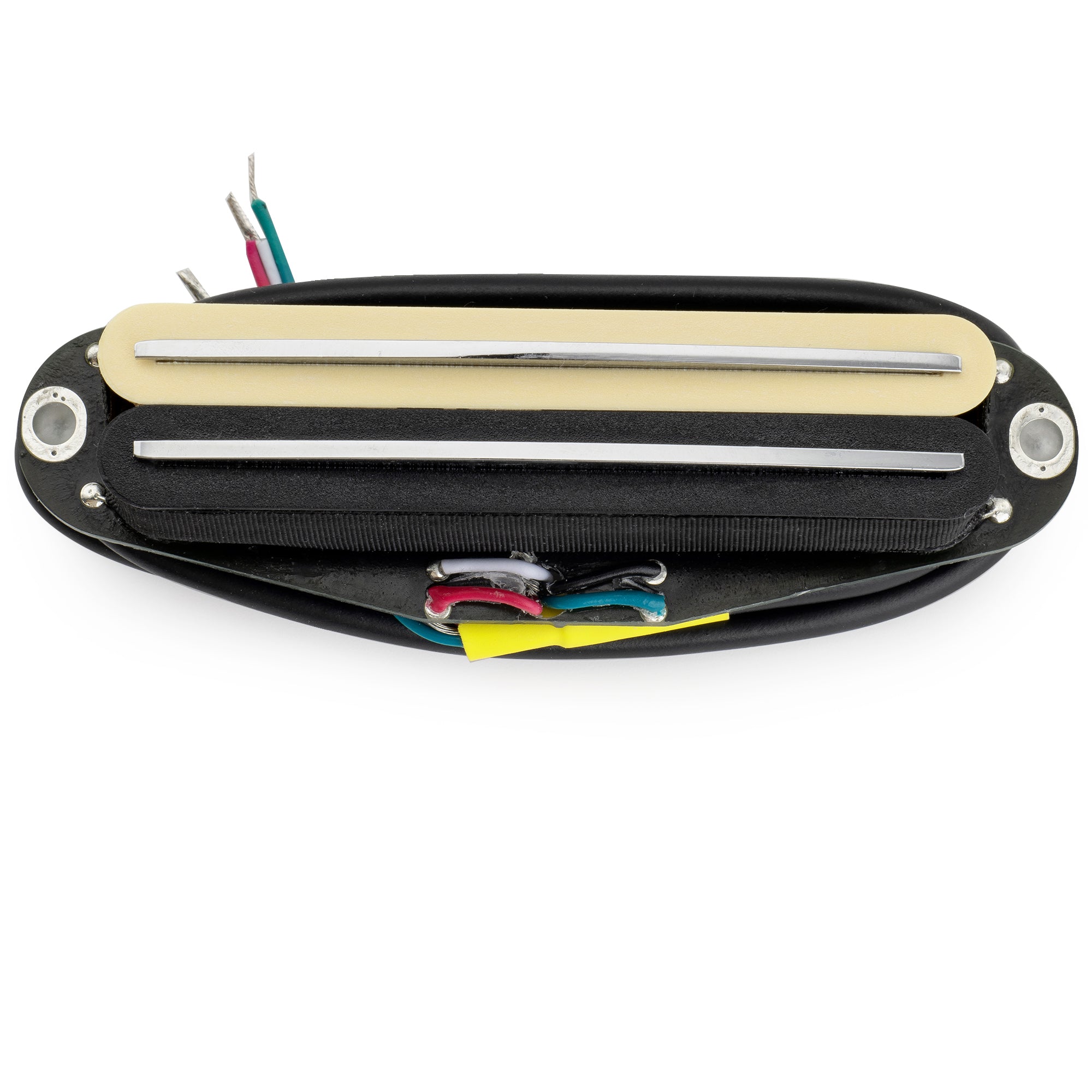 Musiclily Pro ST-DPHC Keramik Rail Blade Humbucker-Tonabnehmer im Single Coil Format, 13,2K Super Distortion für E-Gitarre im Strat-Style