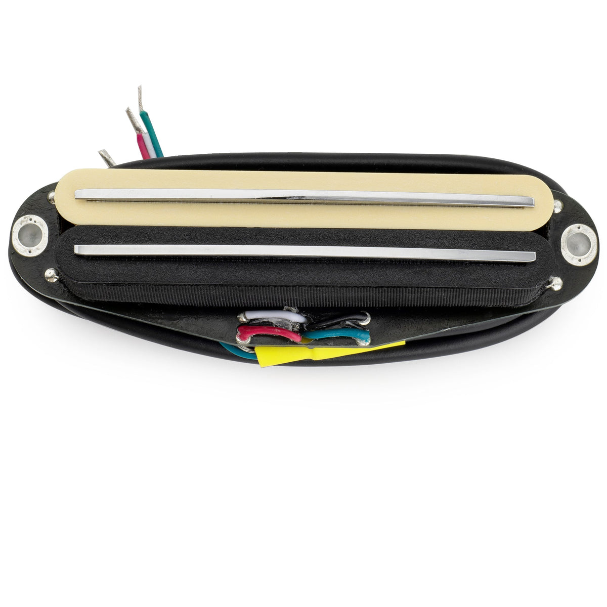 Musiclily Pro ST-DPHC Keramik Rail Blade Humbucker-Tonabnehmer im Single Coil Format, 13,2K Super Distortion für E-Gitarre im Strat-Style