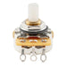detail of cts a1m inch size fine 24 spline split nylon shaft short bushing pot audio taper potentiometer for jazzmaster style electric guitar mx3255