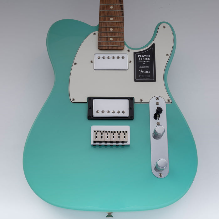 Musiclily Ultra BF008 52.5mm (2-1/16インチ)弦間隔オフセットサドルハードテール固定ブリッジ、ストラトテレスタイルエレキギター用トレモロなし
