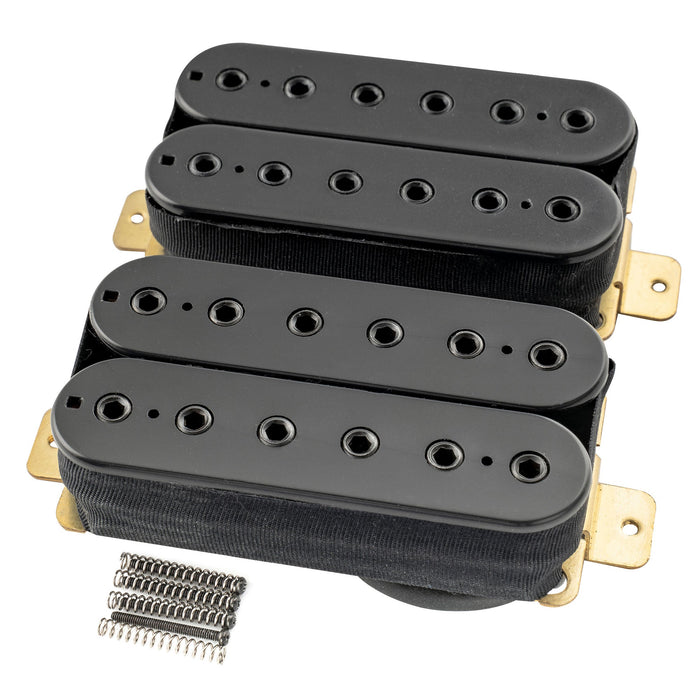 artec hbb xbb ceramic uncovered adjustable hexagonal poles humbucker electric guitar neck bridge pickups set mx3267bkmx3268bk details