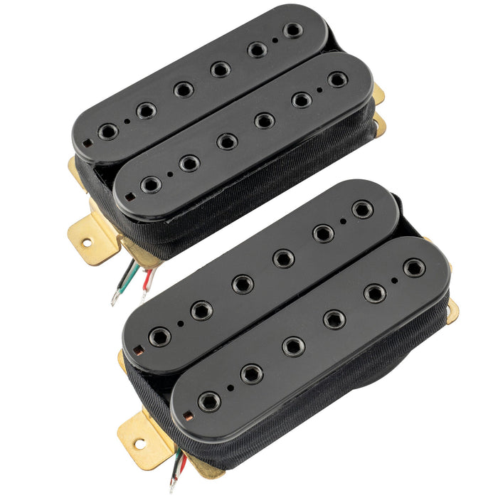 artec hbb xbb ceramic uncovered adjustable hexagonal poles humbucker electric guitar neck bridge pickups set mx3267bkmx3268bk
