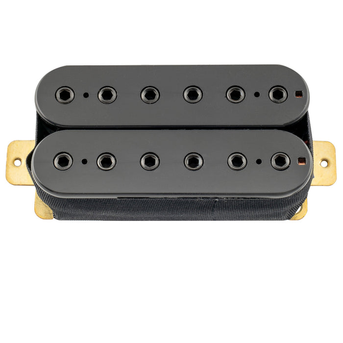 detail of artec hbb xbb ceramic uncovered adjustable hexagonal poles humbucker electric guitar bridge pickup 16 8k mx3268bk