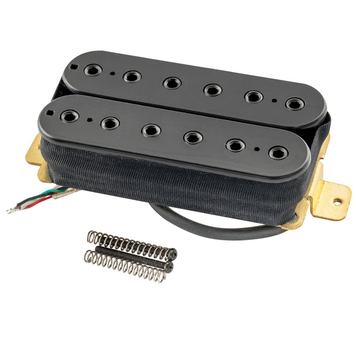 artec hbb xbb ceramic uncovered adjustable hexagonal poles humbucker electric guitar bridge pickup 16 8k mx3268bk details