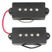 detail of artec poa4 alnico 5 vintage tone split 4 string p bass precision bass pickups set 8 4k mx3273bk