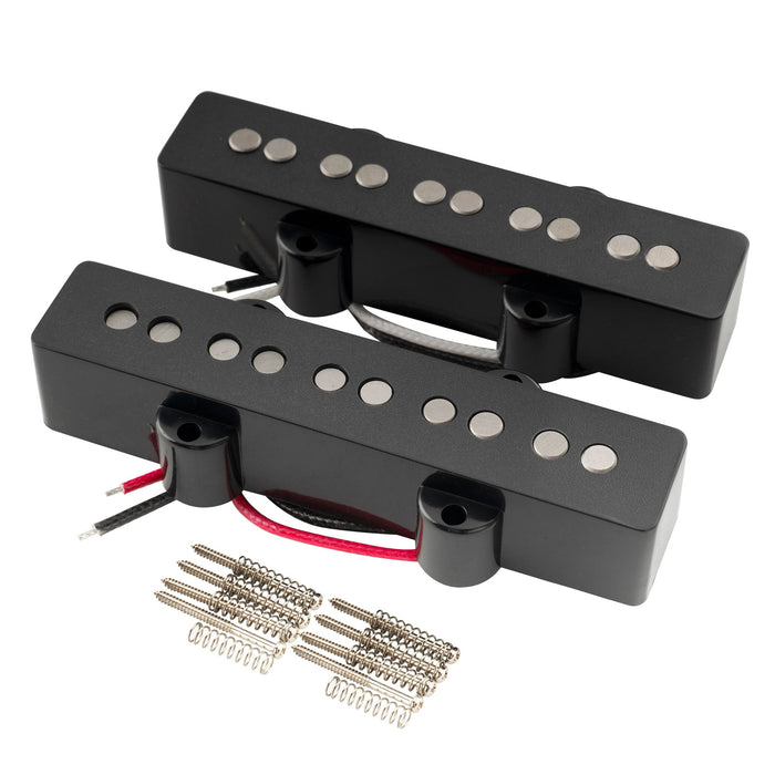 artec joa5 alnico 5 vintage tone single coil pickup 5 string jazz bass neck bridge pickups set mx3276bkmx3277bk details