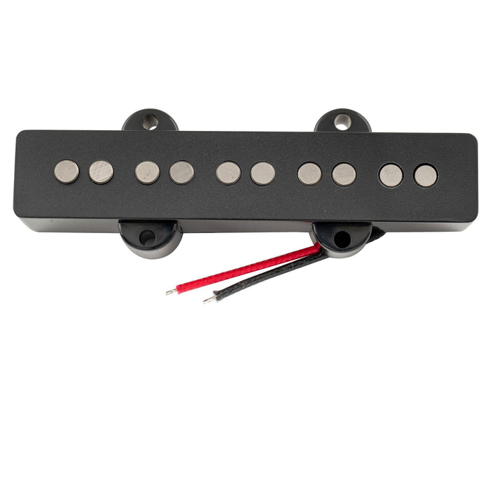 detail of artec joa5 alnico 5 vintage tone single coil pickup 5 string jazz bass bridge pickup 6 9k mx3277bk