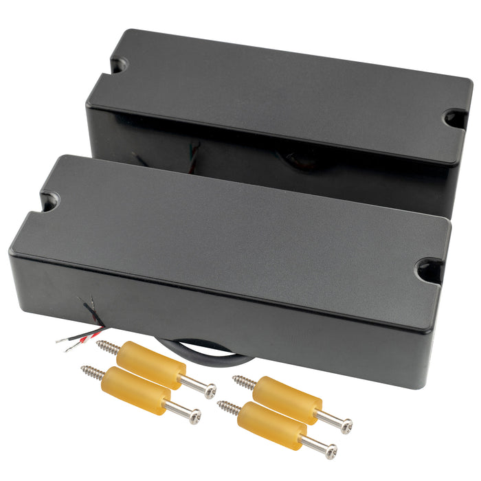 Artec MDC5 Ceramic Soapbar Style Bass Pickup Neck Bridge Pickups Set 14.4K for 5-String Bass
