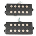 detail of artec mmc5 ceramic soapbar style bass pickup neck bridge pickups set 13k for 5 string musicman style bass mx3286bkmx3287bk