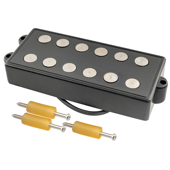Artec MMC6 Ceramic Soapbar Style Bass Pickup Bridge Pickup 14.6K for 6-String MusicMan Style Bass