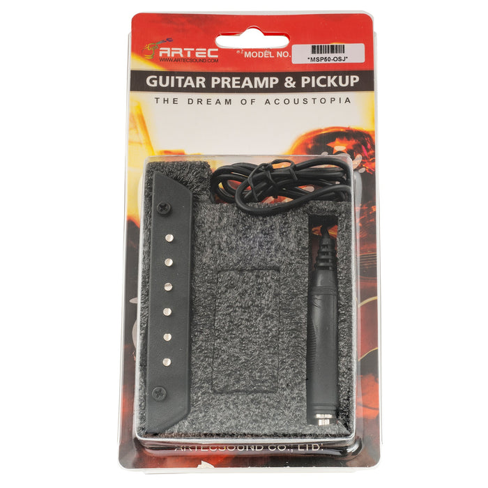 artec msp50 osj ceramic single coil soundhole pickup 7 5k with osj jack for acoustic guitar mx3290bk details