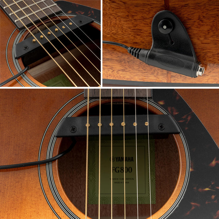 Application of artec msp100 osj neodymium single coil soundhole pickup 6k with osj jack for acoustic guitar mx3291bk
