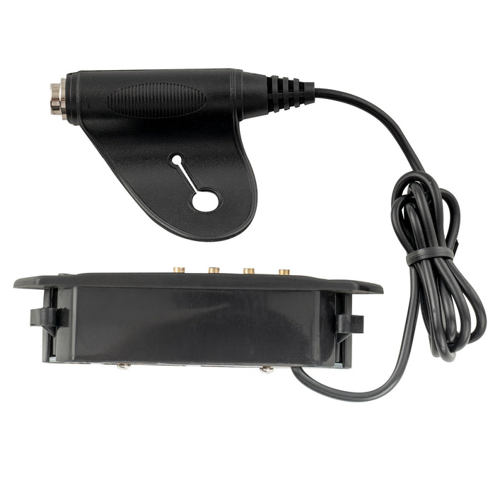 Part of artec msp100 osj neodymium single coil soundhole pickup 6k with osj jack for acoustic guitar mx3291bk