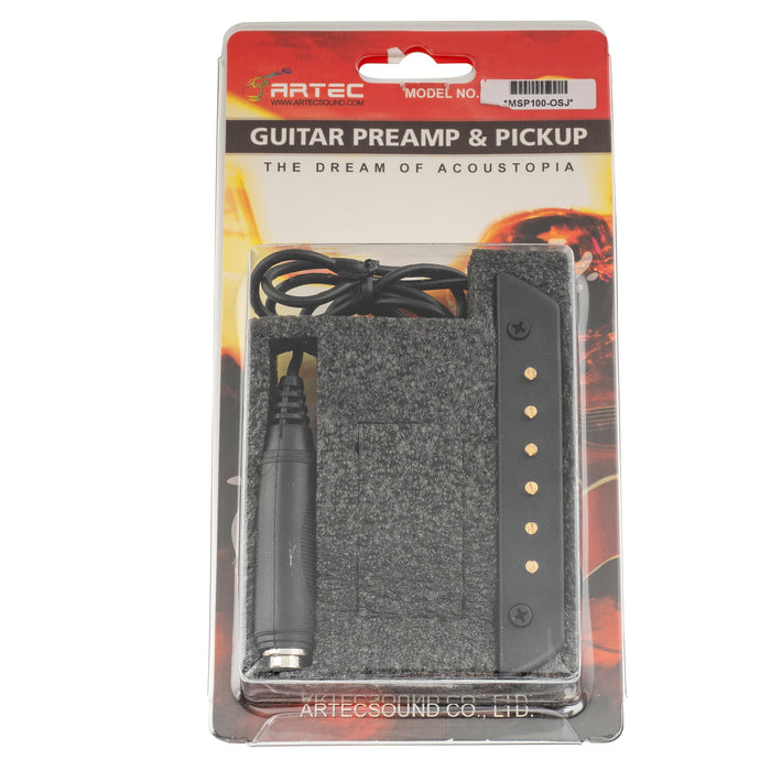 artec msp100 osj neodymium single coil soundhole pickup 6k with osj jack for acoustic guitar mx3291bk details