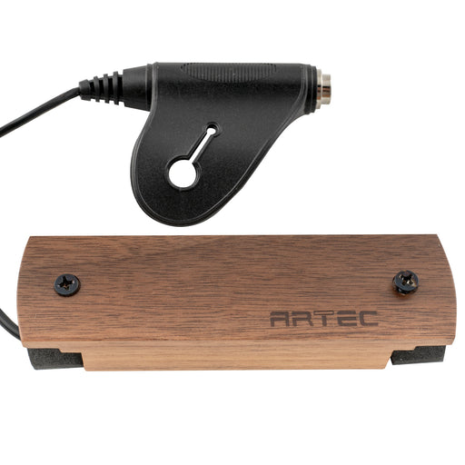 artec wshd osj ceramic humbucker walnut wood cover soundhole pickup 8 4k with osj jack for acoustic guitar mx3292wl