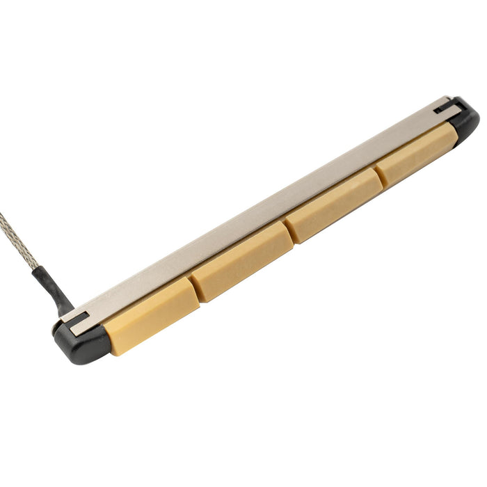 musiclily basic transducer under bridge saddle ceramic piezo pickup for 4 string acoustic bass 84mm 6mm mx3294 details