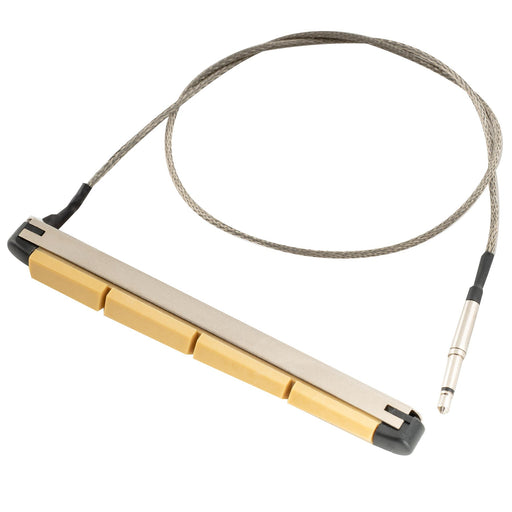 musiclily basic transducer under bridge saddle ceramic piezo pickup for 4 string acoustic bass 84mm 6mm mx3294