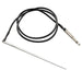 musiclily basic transducer under bridge saddle ceramic piezo pickup for acoustic guitar 69mm 2mm mx3297