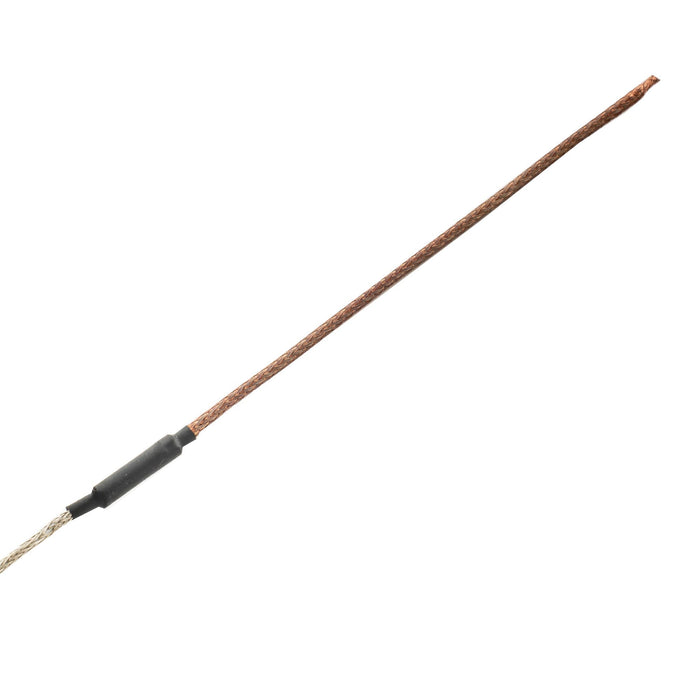 detail of musiclily basic transducer under bridge saddle soft cable piezo pickup for acoustic or classical guitar 90mm 1 8mm mx3301
