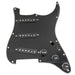 musiclily pro se st 60se pre wired sss pickguard with staggered alnico 5 pickups for strat style electric guitar mx3307p, black