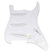 musiclily pro se st 60se pre wired sss pickguard with staggered alnico 5 pickups for strat style electric guitar mx3307p, white pearl