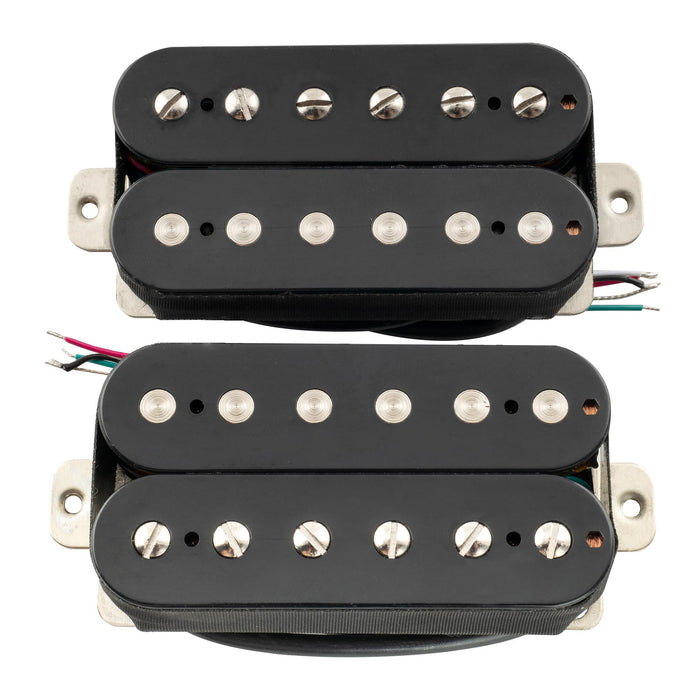 detail of musiclily pro lp obla alnico 5 uncovered humbucker neck bridge pickups set 7 5k 8 8k for electric guitar mx3314bkmx3315bk