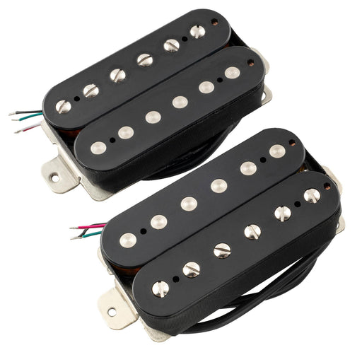 musiclily pro lp obla alnico 5 uncovered humbucker neck bridge pickups set 7 5k 8 8k for electric guitar mx3314bkmx3315bk