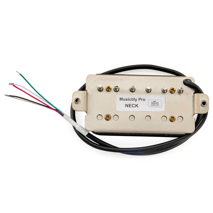 Musiclily Pro LP-OBLA Alnico 5 Uncovered Humbucker Neck Pickup for Electric Guitar