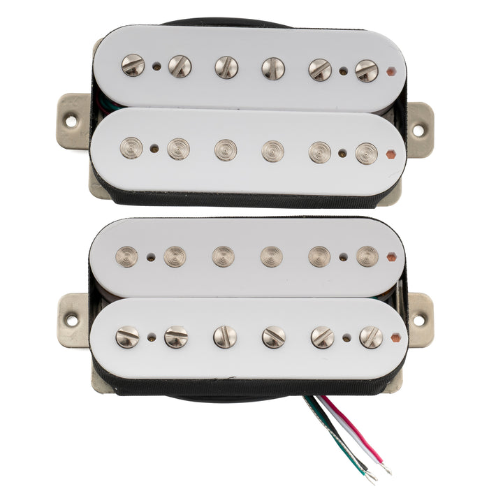 Musiclily Pro LP-OBLA Conjunto de pastillas humbucker sin cubierta con imán Alnico 5 para cuello y puente, 7.5K/8.8K, para guitarra eléctrica
