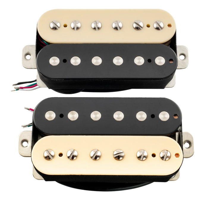 Musiclily Pro LP-OBLA Alnico 5 Uncovered Humbucker Neck Bridge Pickups Set 7.5K/8.8K para Guitarra Elétrica