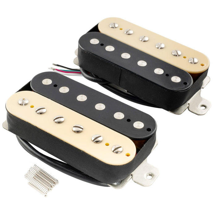 Musiclily Pro LP-OBLA Alnico 5 Uncovered Humbucker Neck Bridge Pickups Set 7.5K/8.8K para Guitarra Elétrica